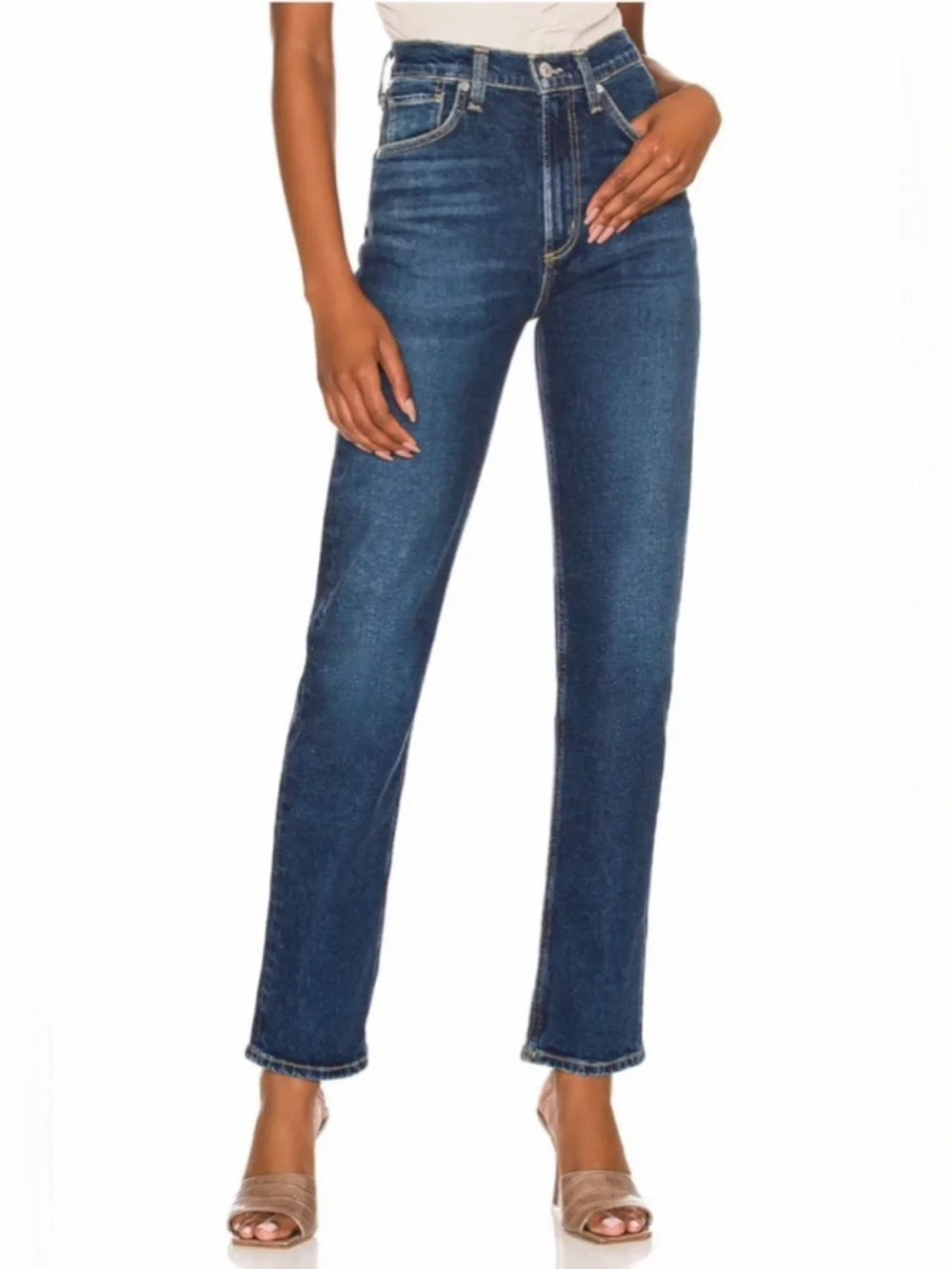 Citizens of Humanity Daphne High Rise Stovepipe Jeans in Winsome Size 31 - Picture 1 of 14